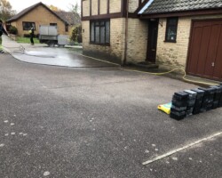 Before - Weedy Block Pave & Tarmac Drive