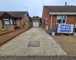Before - Concrete Driveway
