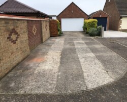 Before - Concrete Driveway
