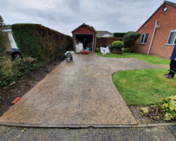 Before - Concrete Driveway