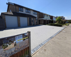 After - Finished In Titan Silver With Charcoal Block Edging