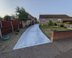 Before - Old Concrete Driveway