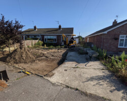 Before - Large Driveway / Garden Area