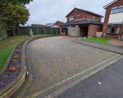 Before - Block Paved Driveway