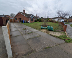 Before - Large Concrete Driveway