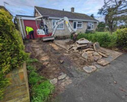 Before - Concrete Driveway
