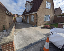 Before - Small Concrete Driveway