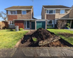 Before - Small Gravel Driveway