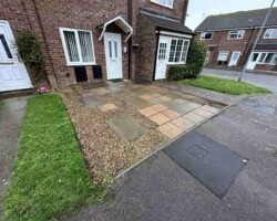 Before - Small Slab / Gravel Drive