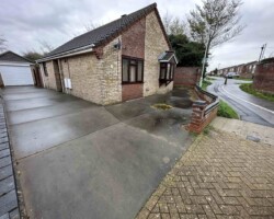 Before - Large Existing Concrete Driveway