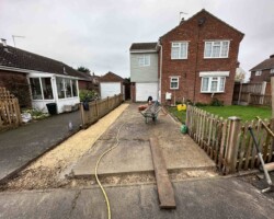 Before - Existing Concrete Driveway