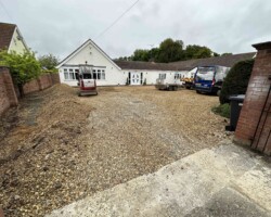 Before - Large Gravel Driveway