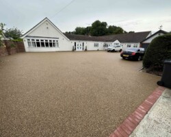 After - Driveway Completed In HoneyComb Resin Bound