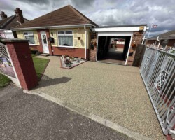 After - Driveway Completed In Ireland Green Resin Bound
