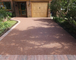 After - Brindle Block Edging Installed, Finished In Merit Resin Bound