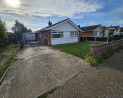 Before - Concrete Drive With Lawn Area