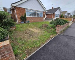 Before - Existing Driveway / Garden Area