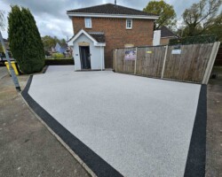 After - Finished In Aspen Resin Bound With Jet Black Border
