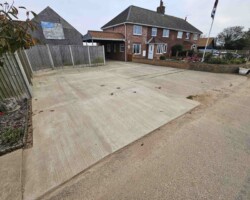 Before - Large Concrete Driveway