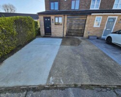 Before - Small Concrete Driveway
