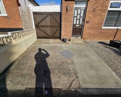 Before - Small Concrete Driveway