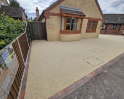 After - Driveway Finished in Amalfi Resin Bound