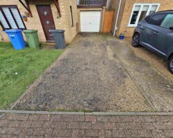 Before - Very Old Tarmac Driveway