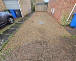 Before - Existing Gravel Driveway
