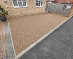 After - Area Finished With Evening Rose Resin Bound