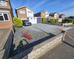 Before - Existing Tar & Stone Driveway