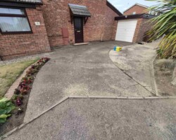 Before - Existing Concrete Driveway